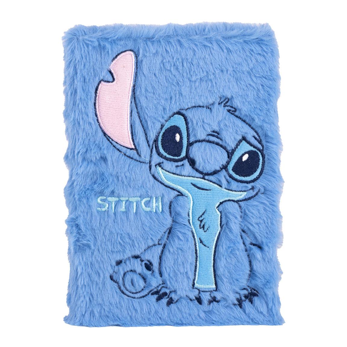Σημειωματάριο Stitch γούνινο