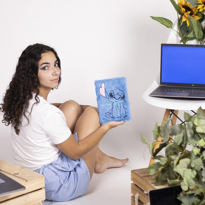 Σημειωματάριο Stitch γούνινο