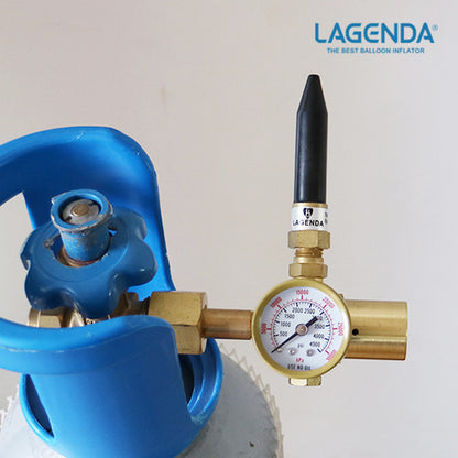 Σύστημα Φουσκώματος Για Φιάλη Ηλίου Με Μανόμετρο