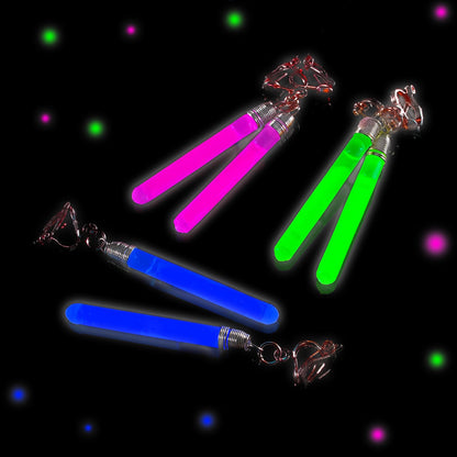 Σκουλαρίκια με κλιπ που φωσφορίζουν