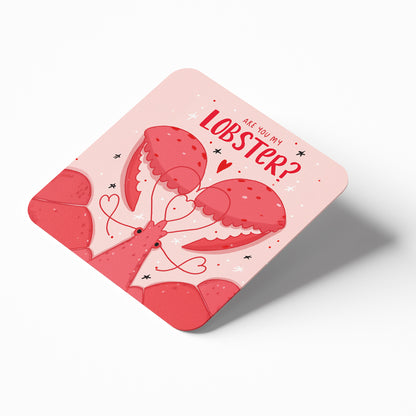 Σουβέρ Αγίου Βαλεντίνου από φελλό - Lobster