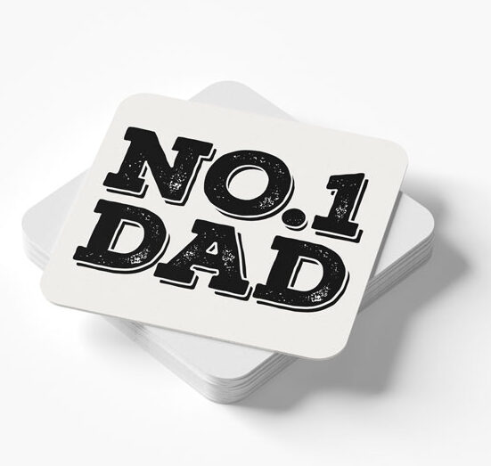 Ξύλινο Σουβέρ - No1 Dad