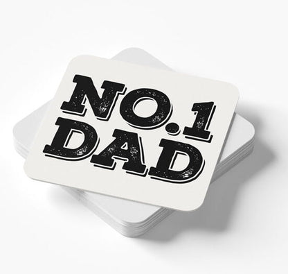 Ξύλινο Σουβέρ - No1 Dad