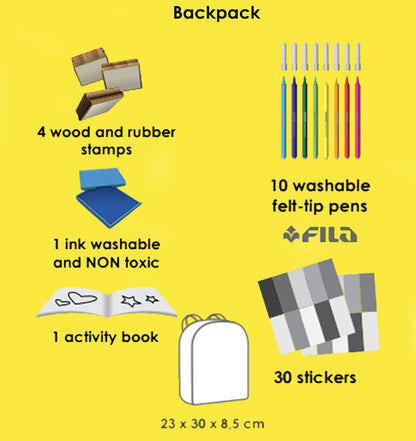 Spidey - Τσάντα νηπιαγωγείου με είδη ζωγραφικής