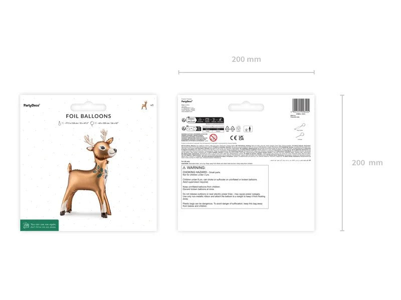 Standing Μπαλόνι Χαρούμενο Ελαφάκι 105 cm