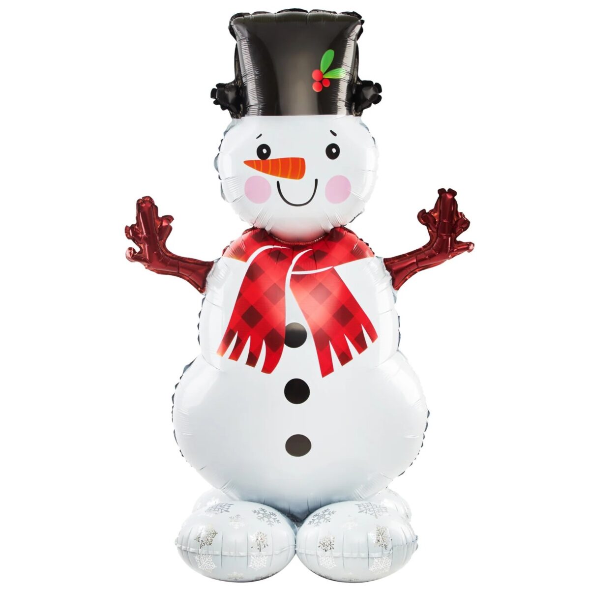 Standing Μπαλόνι Χιονάνθρωπος 110 cm
