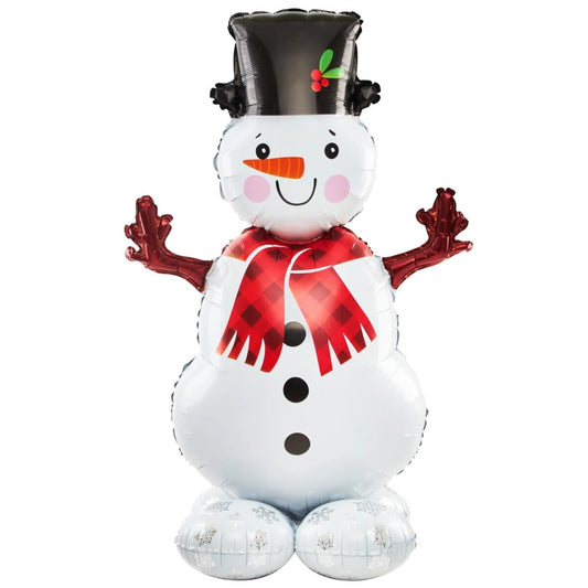 Standing Μπαλόνι Χιονάνθρωπος 110 cm