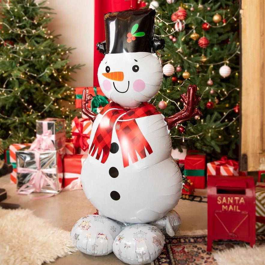 Standing Μπαλόνι Χιονάνθρωπος 110 cm