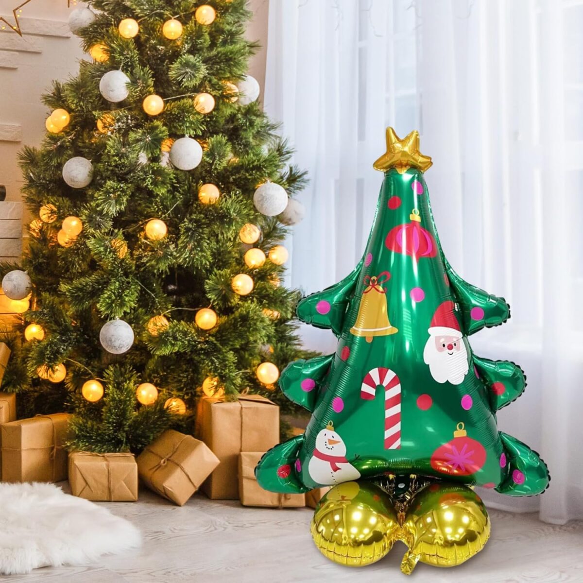 Standing Μπαλόνι Χριστουγεννιάτικο Δέντρο 95 cm