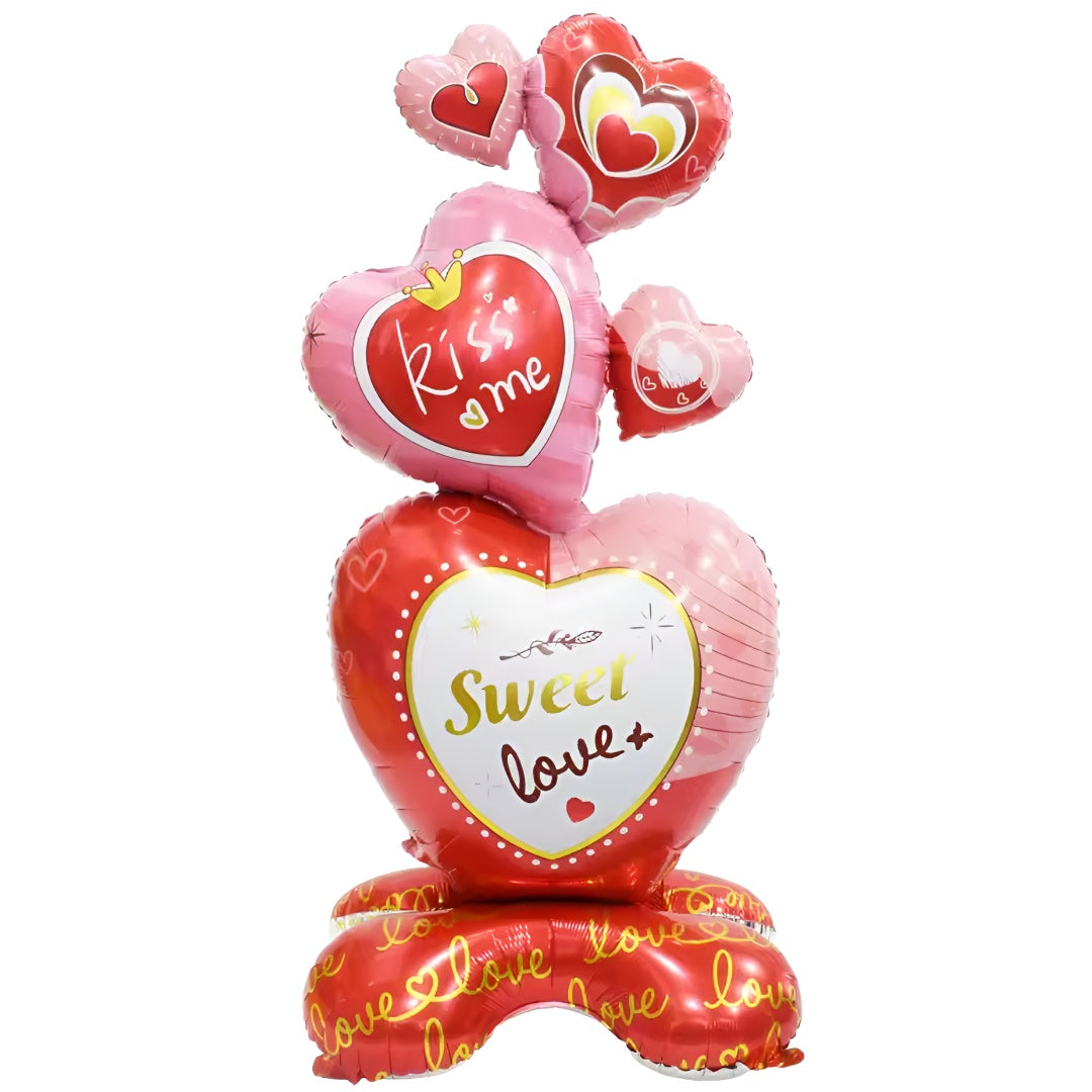 Standing Μπαλόνι Καρδιές Sweet Love