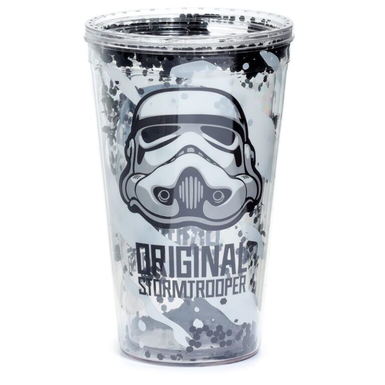 Star Wars Original Stormtrooper - Διπλότοιχο Ποτήρι με καλαμάκι