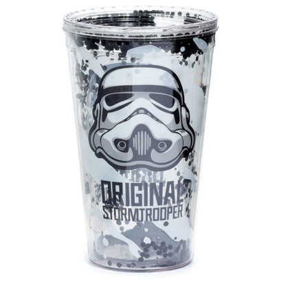 Star Wars Original Stormtrooper - Διπλότοιχο Ποτήρι με καλαμάκι