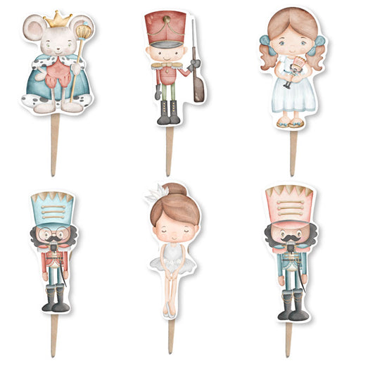 Οδοντογλυφίδες Καρυοθραύστης (6 τεμ)