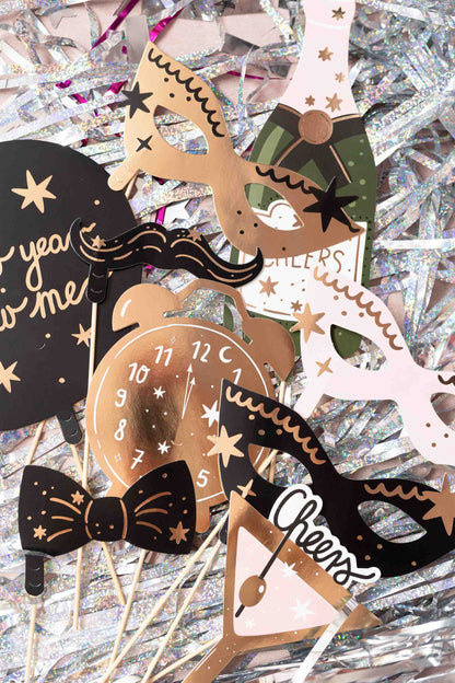 Στικάκια PhotoBooth New Year (9 τεμ)