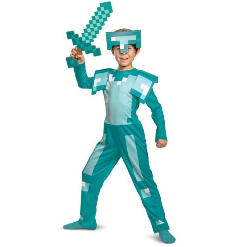 Στολή Minecraft Diamond Armor - 4-6 ετών