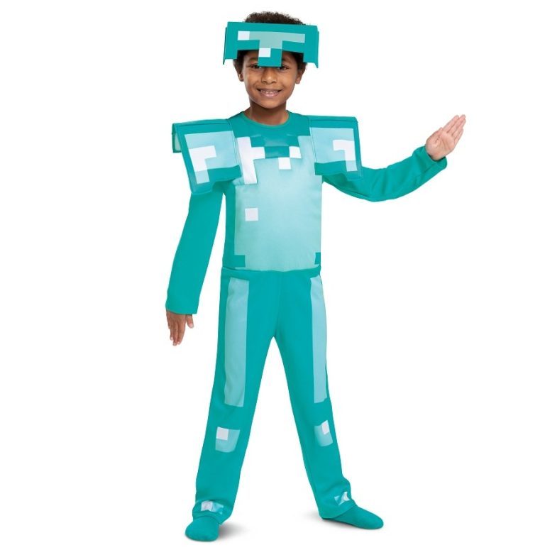 Στολή Minecraft Diamond Armor - 4-6 ετών