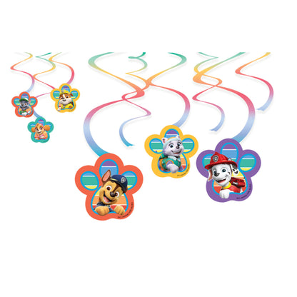 Swirl Διακοσμητικά Oροφής Paw Patrol (6 τεμ)