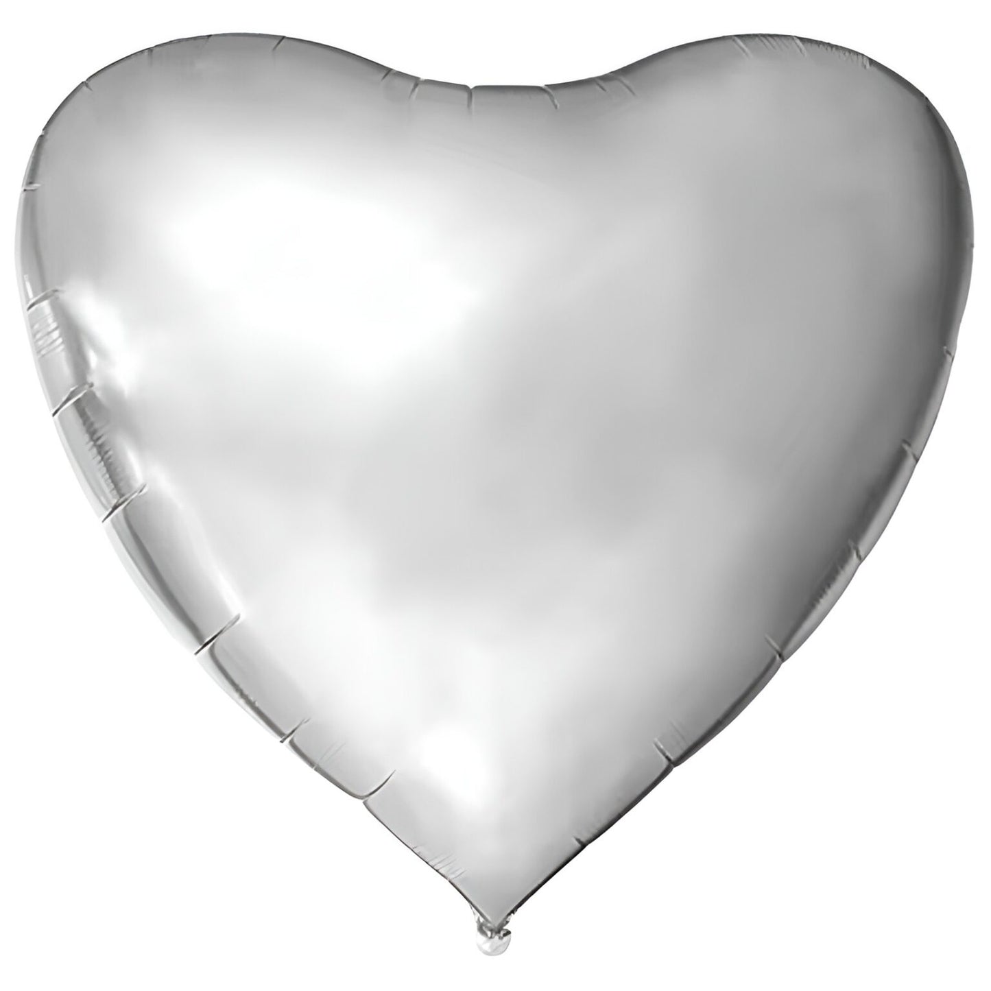 Τεράστιο Μπαλόνι Καρδιά Ασημί 172 cm