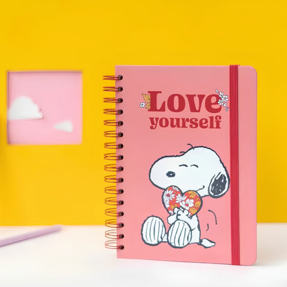 Τετράδιο Σπιράλ Snoopy - Love Yourself