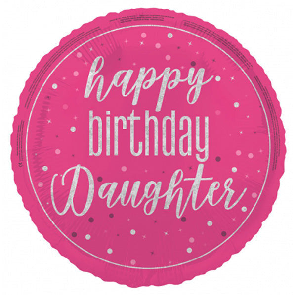 Μπαλόνι Φοιλ 18 Happy Birthday Daughter / 46 εκ