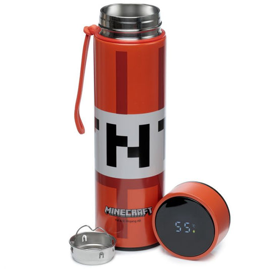 Θερμός Minecraft TNT με ψηφιακό θερμόμετρο 450ml