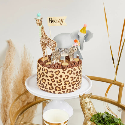 Topper τούρτας Safari party (4 τεμ)