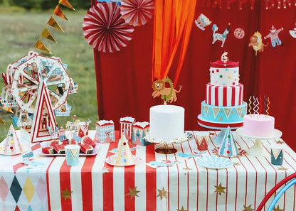 Toppers για Cupcakes Τσίρκο (6 τεμ)