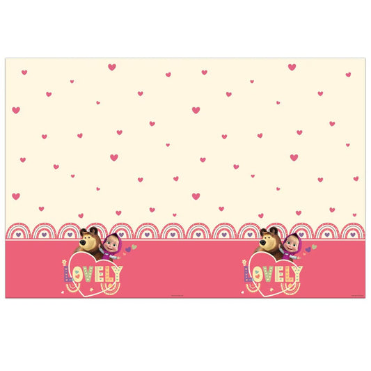 Τραπεζομάντηλο Μάσα και Αρκούδος (120 x 180 cm)