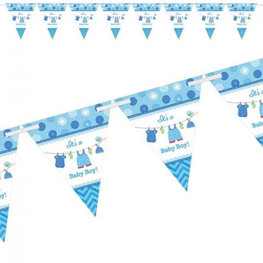 Τριγωνικά Σημαιάκια "It's a Baby Boy" 4,57m