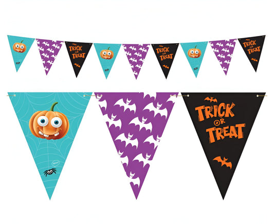 Τριγωνικά Σημαιάκια Halloween 250 cm