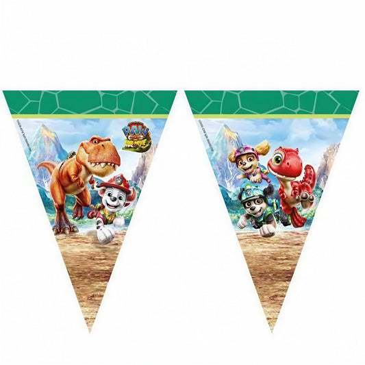 Τριγωνικά Σημαιάκια - Paw Patrol Dino Movie (230 cm)