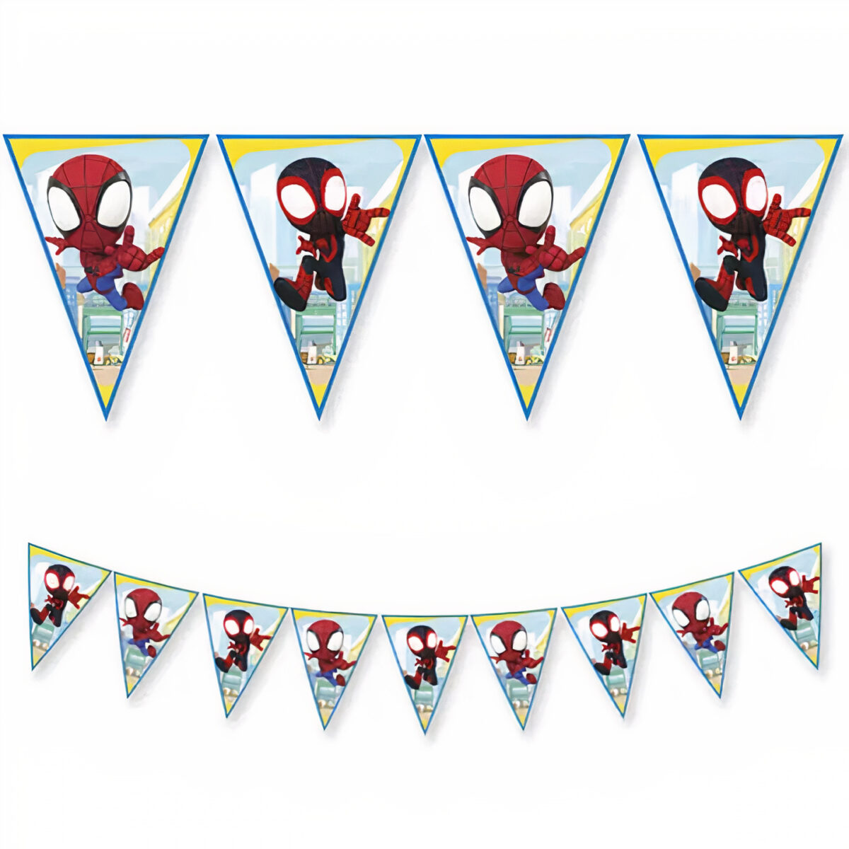 Τριγωνικά Σημαιάκια Spidey & His Amazing Friends