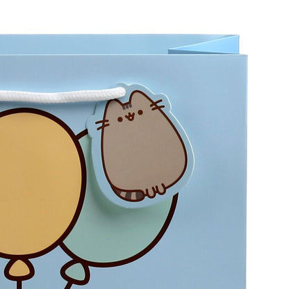 Τσάντα δώρου - Γατούλα Pusheen με μπαλόνια