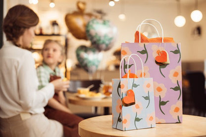 Τσάντα Δώρου με λουλουδάκια