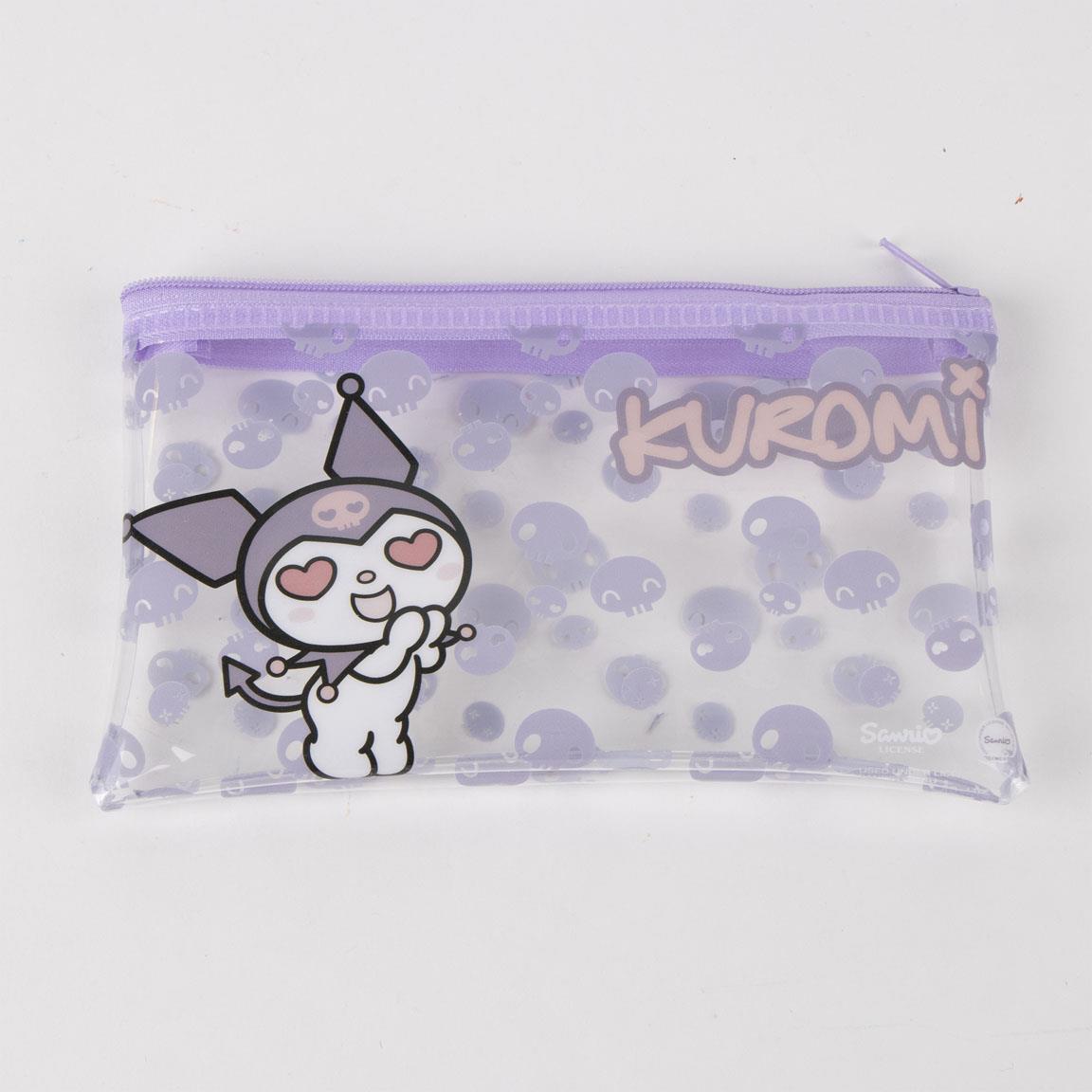 Τσαντάκι - νεσεσέρ με αξεσουάρ Kuromi