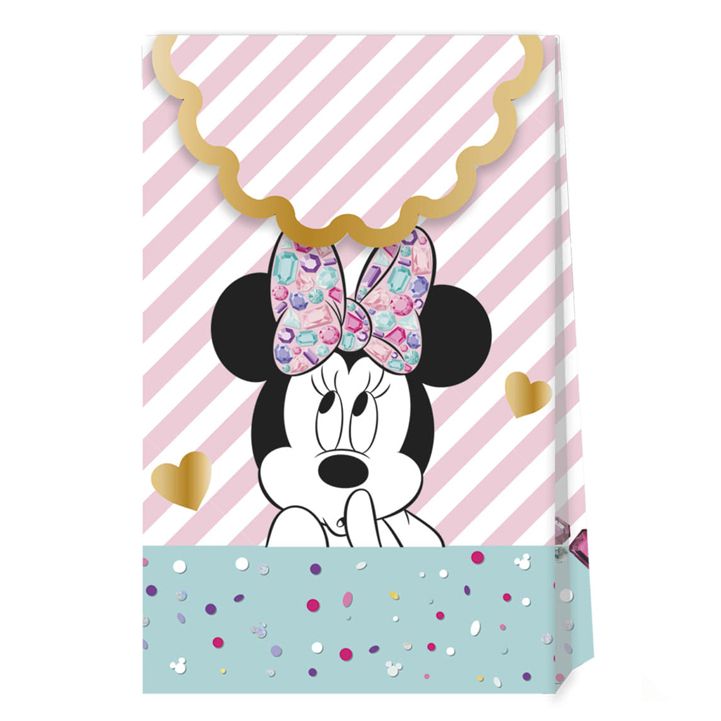 Τσαντάκια δώρου Minnie Mouse Gem (6 τεμ)