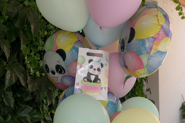 Τσαντάκια για δωράκια Αρκουδάκι Panda (10 τεμ)