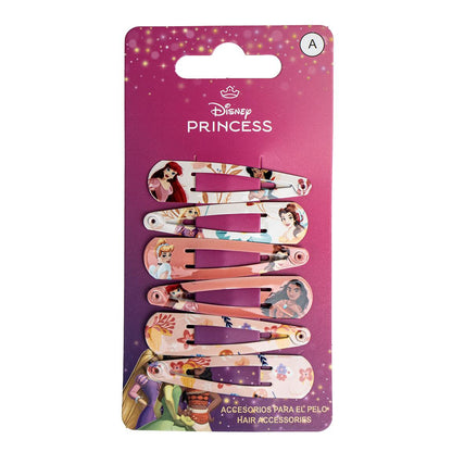 Τσιμπιδάκια μαλλιών Πριγκίπισσες Disney (6 τεμ)