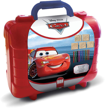 Βαλιτσάκι Cars McQueen με είδη ζωγραφικής