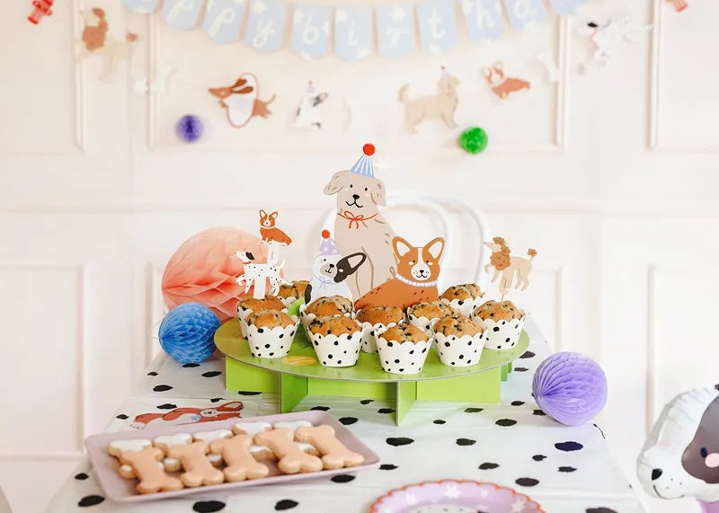 Βάση γλυκών & 24 θήκες Cupcake Σκυλάκια
