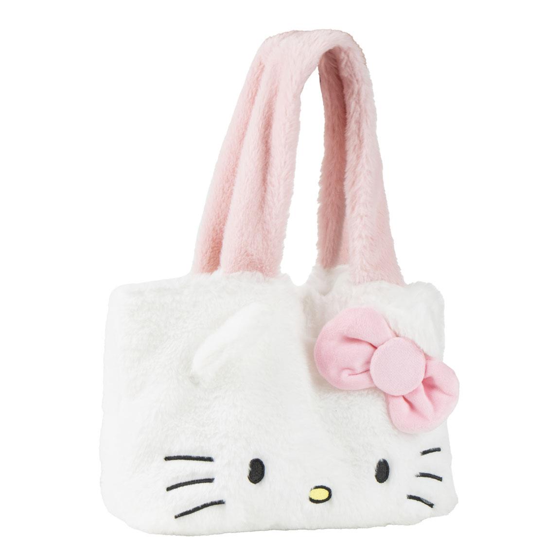 Βελούδινη Τσάντα Shopping Hello Kitty