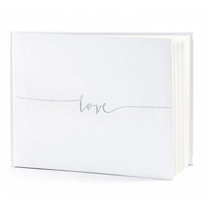 Βιβλίο Ευχών Love ασημί