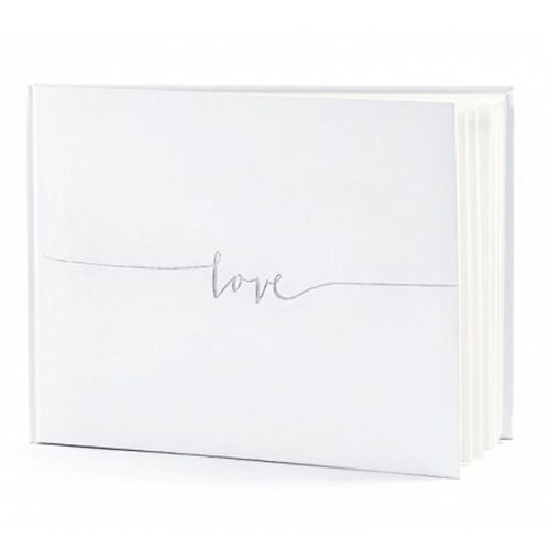 Βιβλίο Ευχών Love ασημί
