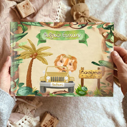 Βιβλίο Ευχών βάπτισης - Ζώα της Ζούγκλας