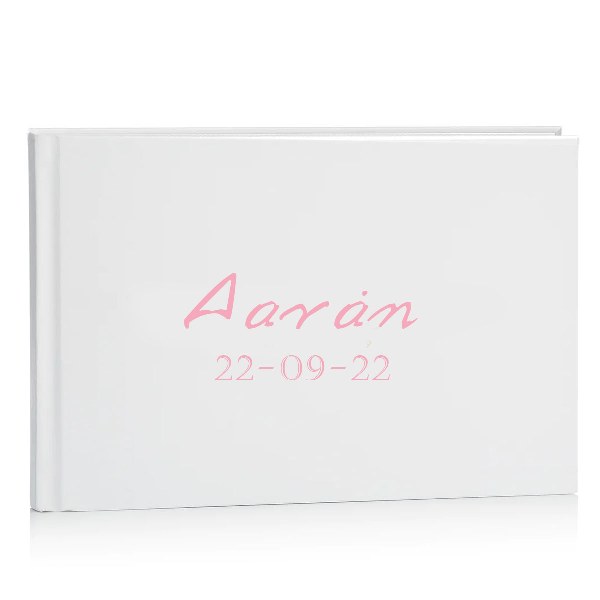 Βιβλίο Ευχών βάπτισης Λευκό - Κορίτσι