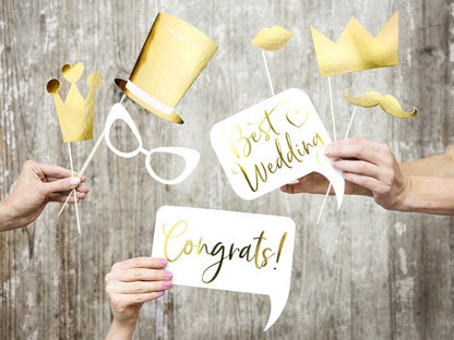 Wedding Photobooth Props (10 τεμ)