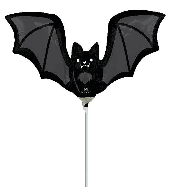 Μπαλόνι Φοιλ 14 Μίνι Νυχτερίδα Black Batty Bat Glow