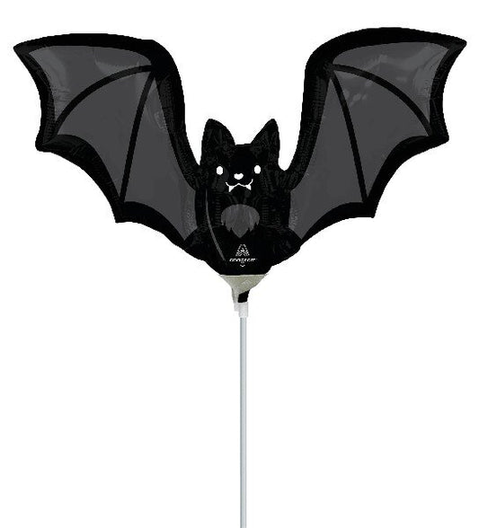 Μπαλόνι Φοιλ 14 Μίνι Νυχτερίδα Black Batty Bat Glow