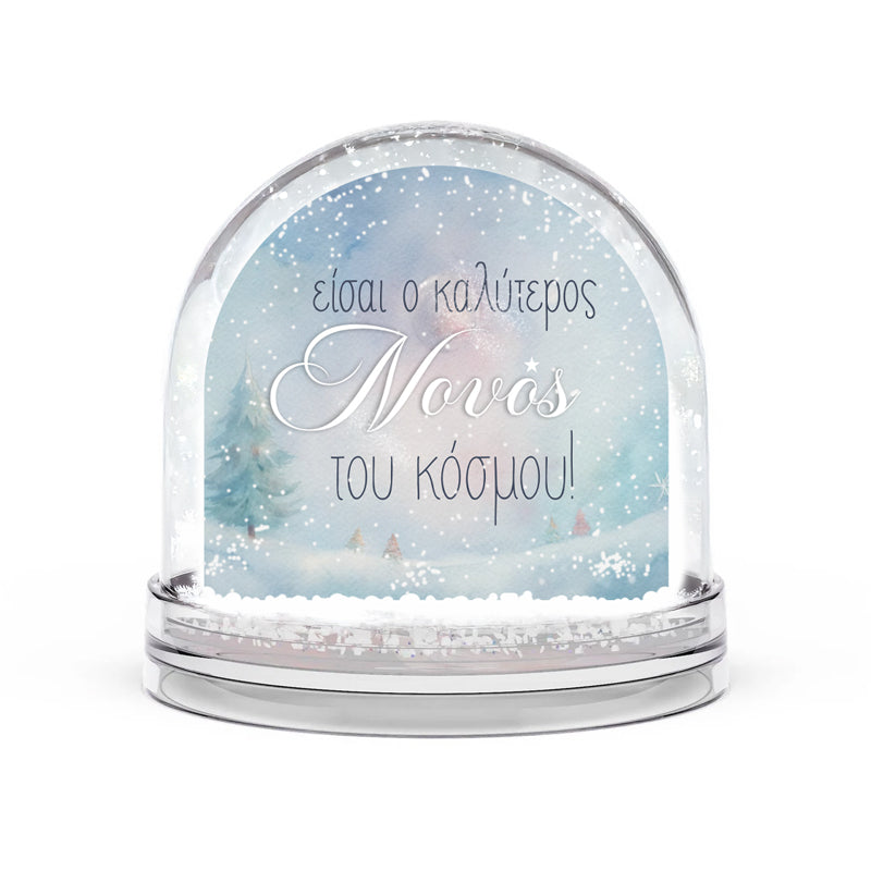 Χιονόμπαλα με Φωτογραφία - Νονός