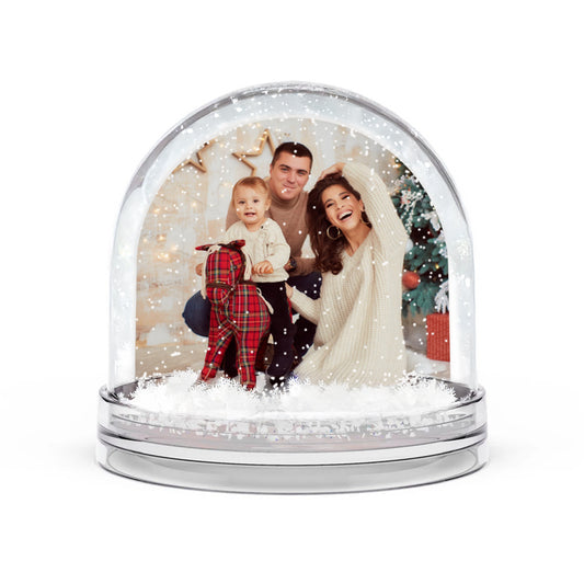 Χιονόμπαλα με Φωτογραφία - Οικογένεια